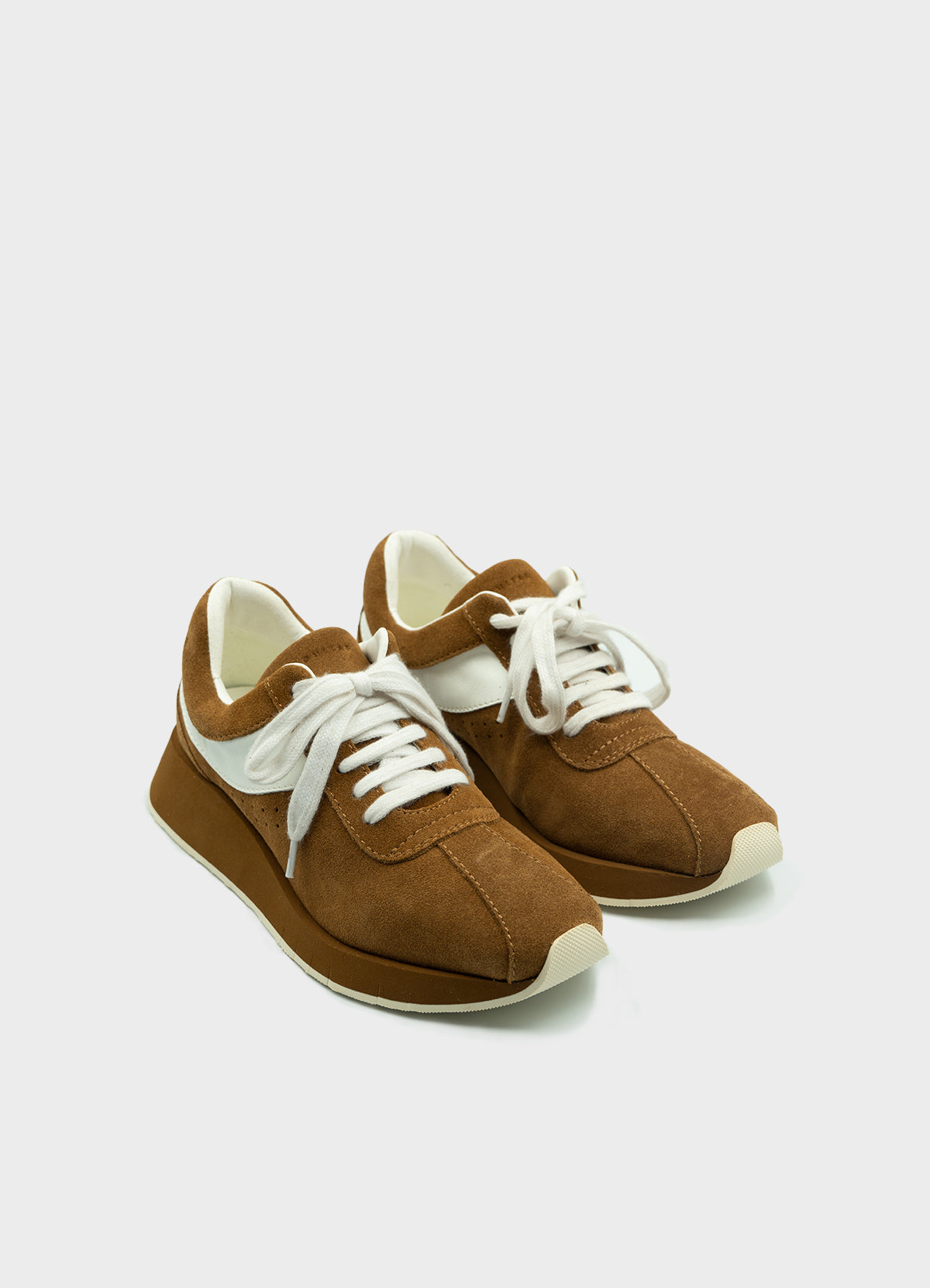 PALOMITAS By PALOMA BARCELÓ Zoe Suede Sneaker Cuoio – Antonella