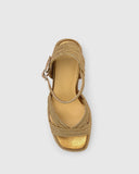 KAFFE Rachel Leather Jacket Brown