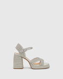 CASTANER Valle Platino Silver Sandals