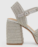 CASTANER Valle Platino Silver Sandals