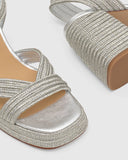 CASTANER Valle Platino Silver Sandals