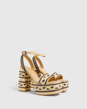 CASTANER Flas Beige High Heel Sandals