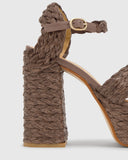 KAFFE Rachel Leather Jacket Brown