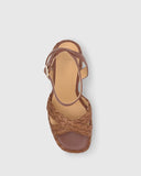 CASTANER Valleriette Brown Chocolate Sandals