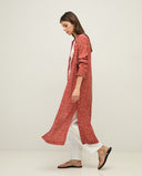 YERSE Geometric Print Midi Φόρεμα