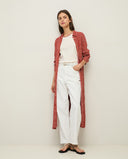 YERSE Geometric Print Midi Φόρεμα