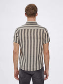 GABBA Seoul Big Stripes Beige Men's Shirt