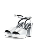 BIANCO Biacarly Platform Silver High Heel Sandals