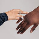 PILGRIM Focus Crystal Gold Ring