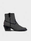 CARRANO Western Multi Crystal Black Boots