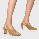 CARRANO 862004C Brownie Slingback Suede Γόβες