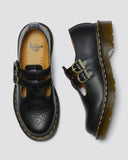 DR. MARTENS 8065 Smooth Leather Mary Jane Loafers Black