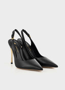 CARRANO 151285 Black Slingback Γόβες