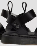 DR. MARTENS Gryphon Brando Leather Sandals Black