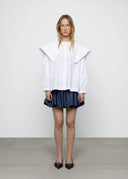 ESTHE White Shirt With Sailor Collar
