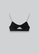 ESTHE Cut-Out Black Bralette