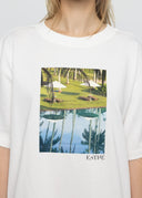 ESTHE Poolside Λευκό T-Shirt