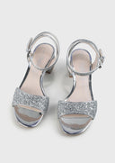 BUFFALO Rainelle Silver Sandals