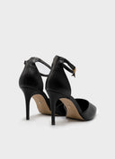 CARRANO 195185 CABOS Black Pump with Ankle Strap