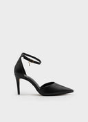 CARRANO 195185 CABOS Black Pump with Ankle Strap