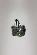 RAINS Puffer Mix Tote Bag Mini Swamp