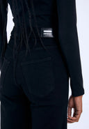 Dr. DENIM Moxy Straight - Solid Black Jeans