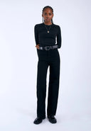 Dr. DENIM Moxy Straight - Solid Black Jeans