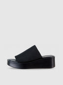 KMB A7405 Black Fabric Platforms