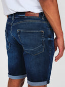 GABBA Men's Jason K3787 Sanza Denim Shorts