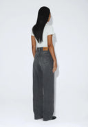 DR. DENIM Donna High Relaxed Mid Grey Used Jeans