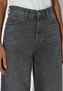 DR. DENIM Donna High Relaxed Mid Grey Used Jeans