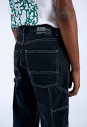 Dr. DENIM Colt Worker - Black Used Contrast Jeans