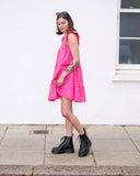 DR. MARTENS Sinclair Milled Nappa Platform Leather Boots Black