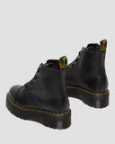 DR. MARTENS Sinclair Milled Nappa Platform Leather Boots Black