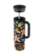 24BOTTLES Tropical Noir Straw Cup 800ML