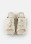 BUFFALO Binary Pool Platform Beige Slippers