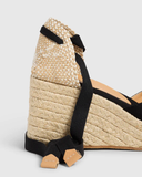 CASTANER Tina Jute Black Platforms