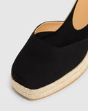 CASTANER Tina Jute Black Platforms