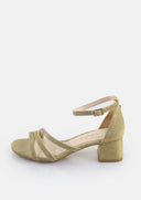 BUFFALO Lilly Shine Gold Sandals