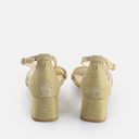 BUFFALO Lilly Shine Gold Sandals