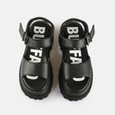 BUFFALO Pluto Jojo Black Sandals