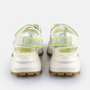 BUFFALO Manhatten SND Sandal White-Silver-Green