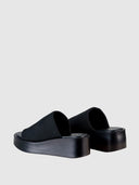 KMB A7405 Black Fabric Platforms