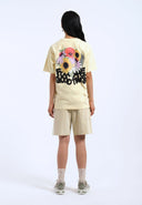 Dr. DENIM Trooper Light Yellow Flower Times T-shirt