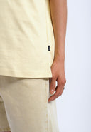 Dr. DENIM Trooper Light Yellow Flower Times T-shirt