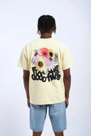 Dr. DENIM Trooper Light Yellow Flower Times T-shirt