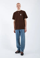 DR. DENIM Trooper Tee - Chocolate Yin Yang