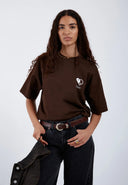 Dr. DENIM Trooper Tee - Chocolate Yin Yang