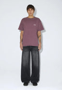 DR. DENIM Trooper Aubergine Overdye T-shirt