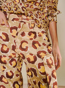 OPEN Animal Print Cargo Βερμούδα